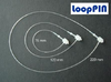 1.000 Sicherheitsfäden Loop Pin PP 120 mm